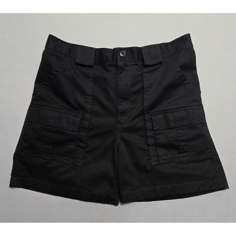 Weekender Cargo Shorts Mens 36 Black Cotton Blend Multi Pocket Utility‎ Hiking